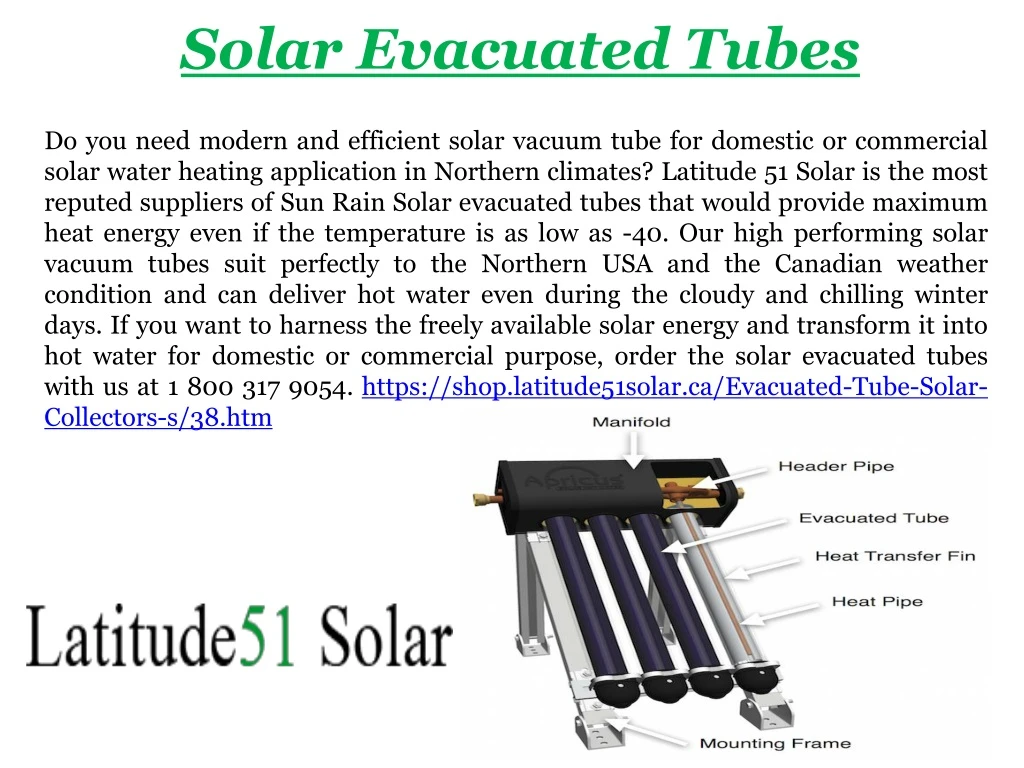 solar evacuated tubes