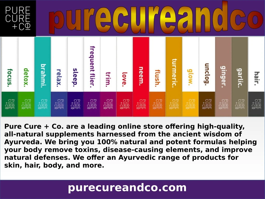 pure cure co are a leading online store offering
