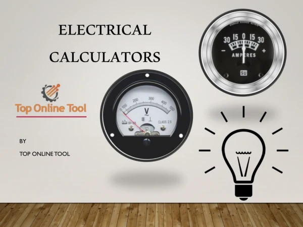 Online Electrical Calculators