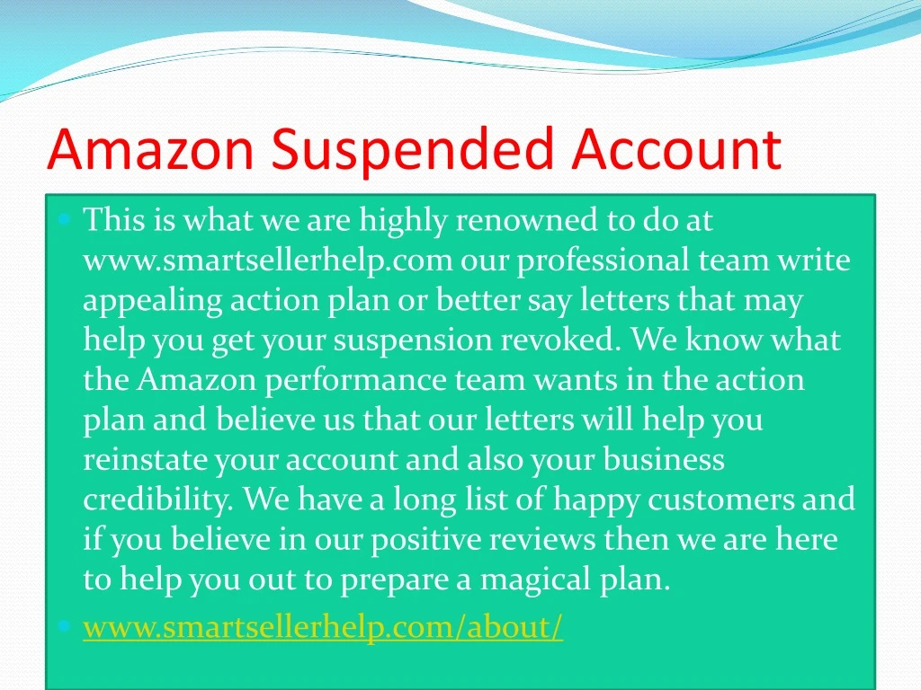 amazon suspended account