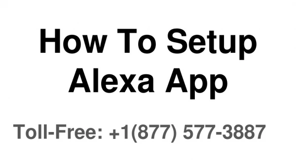 How To Setup Alexa App