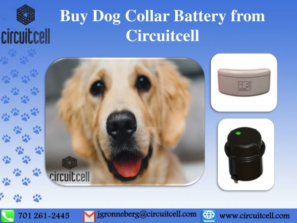 Buy Dog Collar Battery from Circuitcell