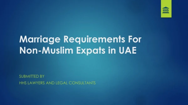 Marriage Requirements For Non-Muslim Expats in UAE