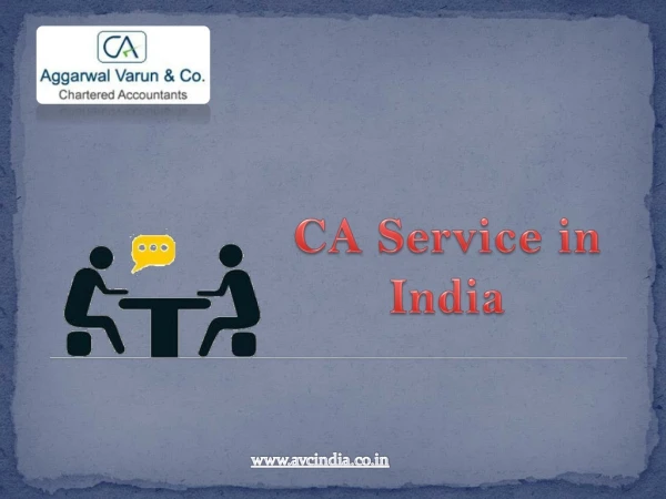 CA Service in India by AVC India