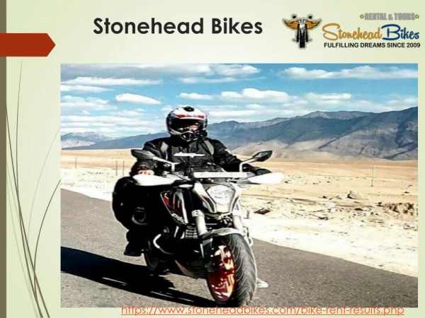 Bikes rental Delhi | Stonehead Bikes Pvt. Ltd.