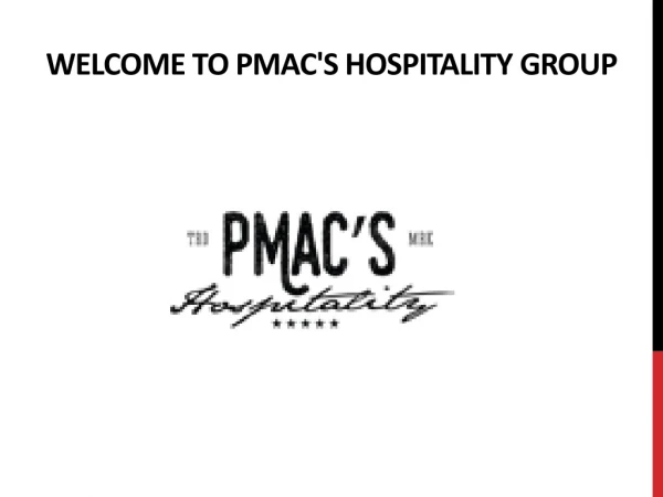 Hospitality & Restaurant Consulting Firms NYC | PMac's Hospitality Group