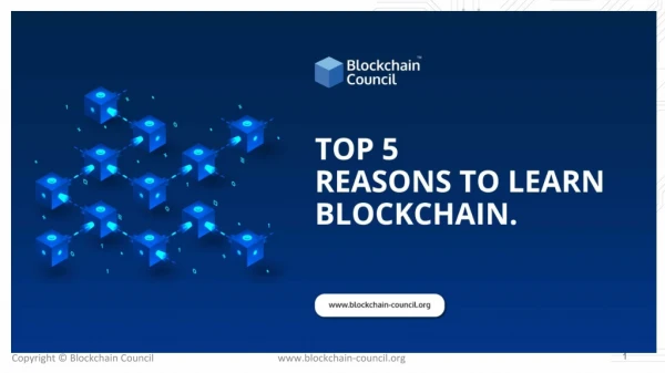 Top 5 reasons to learn Blockchain
