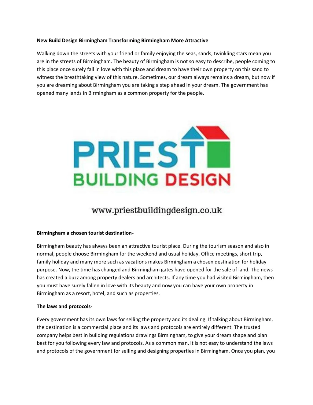 new build design birmingham transforming