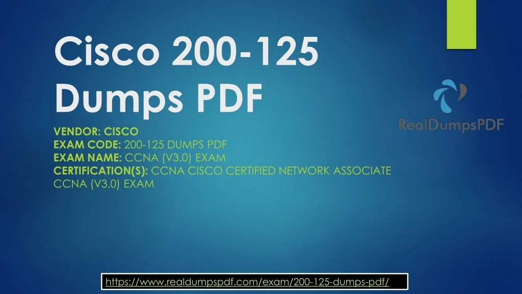 cisco 200 125 dumps pdf