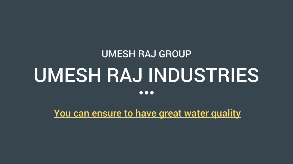 umesh raj industries