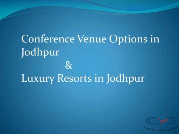Book Best Resorts in Jodhpur for Weekend Getaways