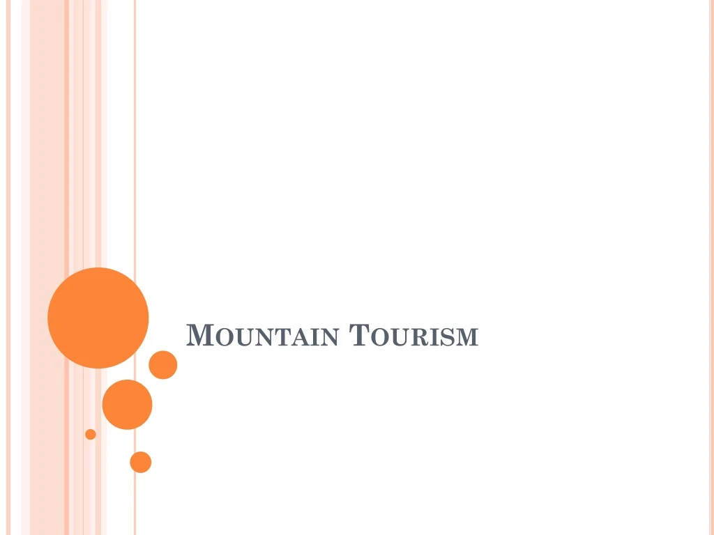 mountain tourism