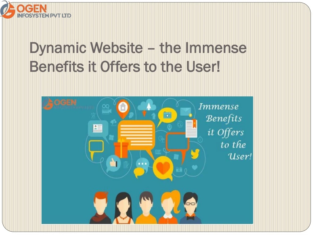 dynamic website the immense benefits it offers to the user