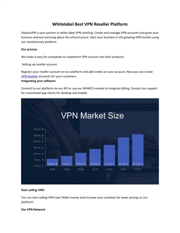 VPN Reseller