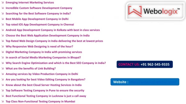 Top Rated Web Design Company in India delivering the best at lowest prices.
