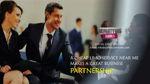A Limo Service Near Me Makes a Great Business Partnership