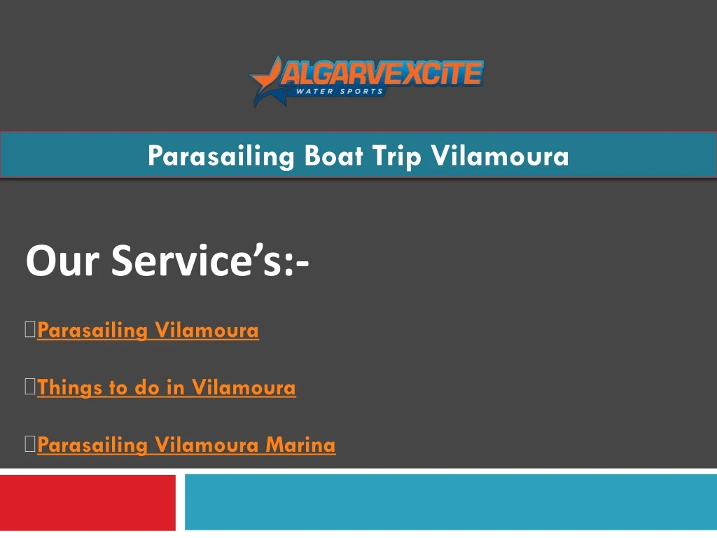 parasailing boat trip vilamoura
