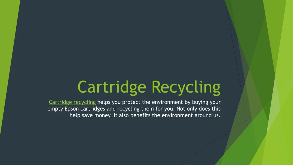 cartridge recycling