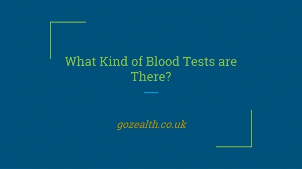 Blood Test Lab London
