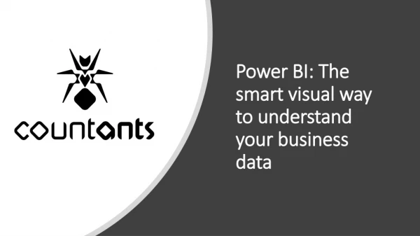 Power BI: The smart visual way to understand your business data