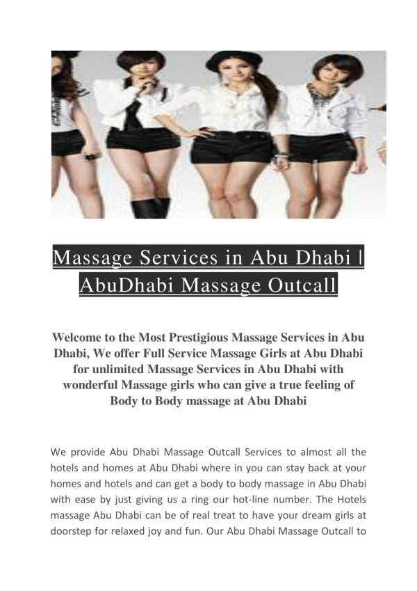 Abu Dhabi Massage