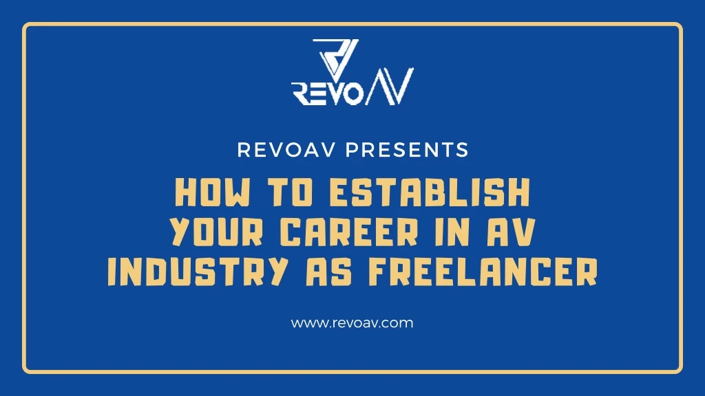 revoav presents how to establish your career