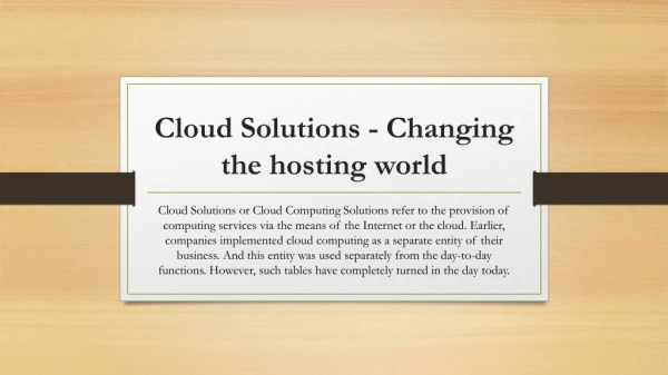 Cloud Computing Solutions | Cloud Computing Solution in India | Mrmmbs Vision