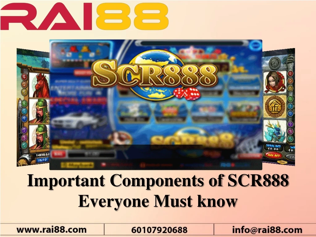 important components of scr888 everyone must know