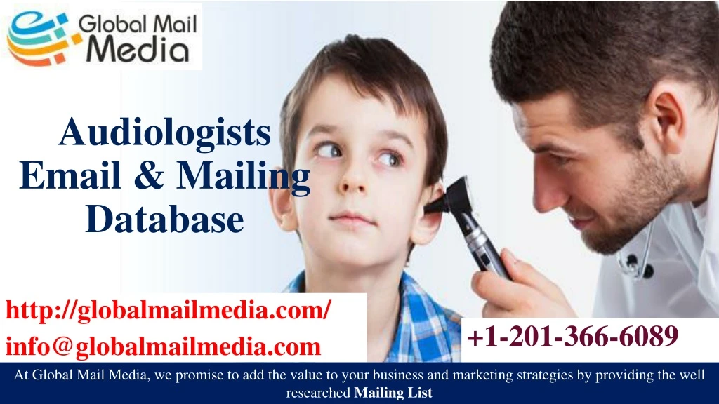 audiologists email mailing database