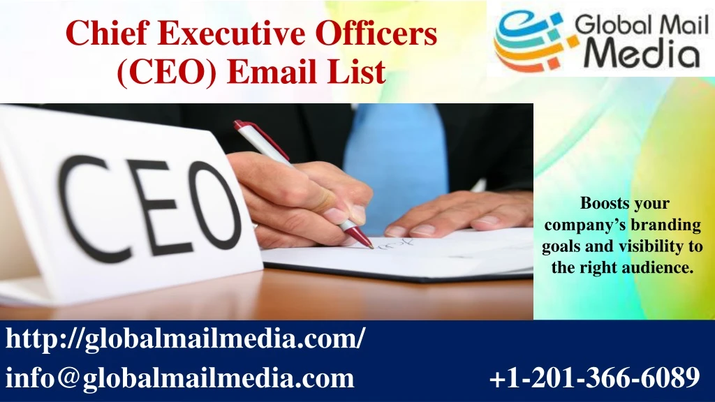 chief executive officers ceo email list