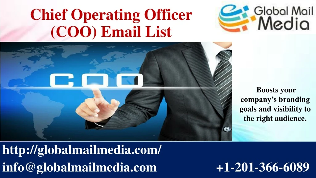 chief operating officer coo email list