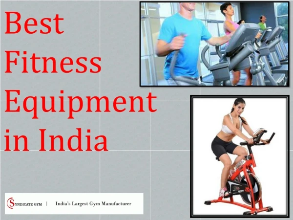best fitness equipment in india