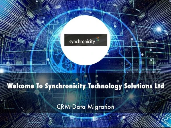 Detail Presentation On Synchronicity Technology Solutions Ltd