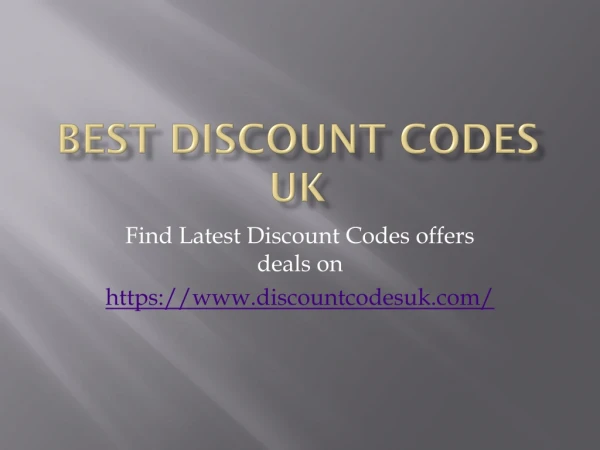 Discount Codes | Best Discount Codes UK | Voucher Codes, Deals