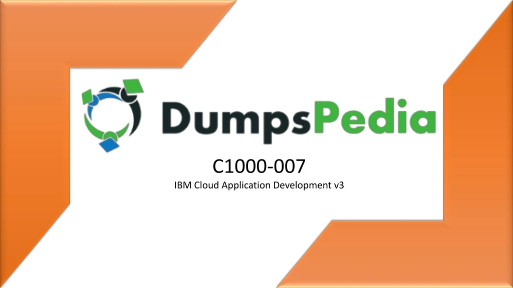c1000 007 ibm cloud application development v3