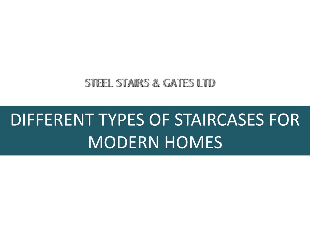 different types of staircases for modern homes