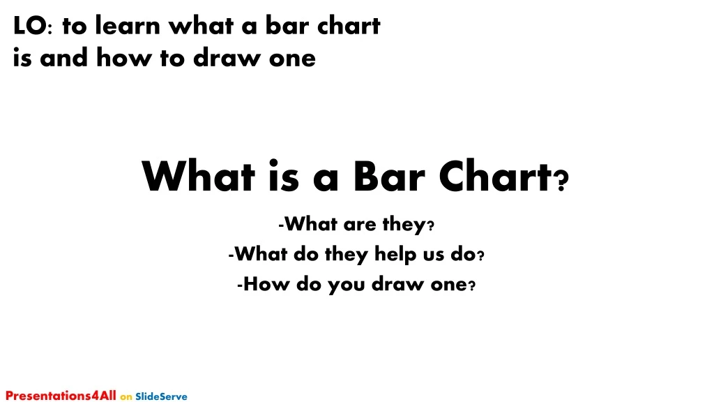 what is a bar chart