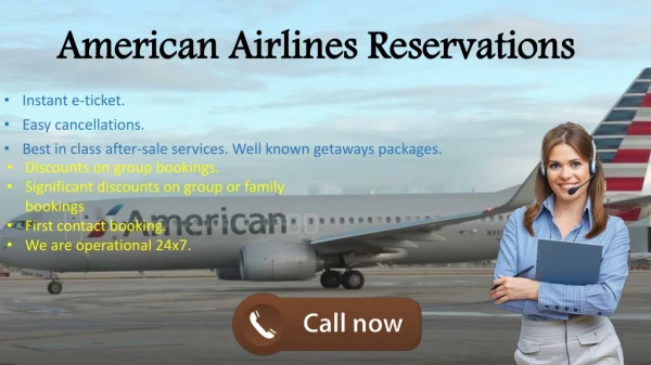 Dial American Airlines reservations number