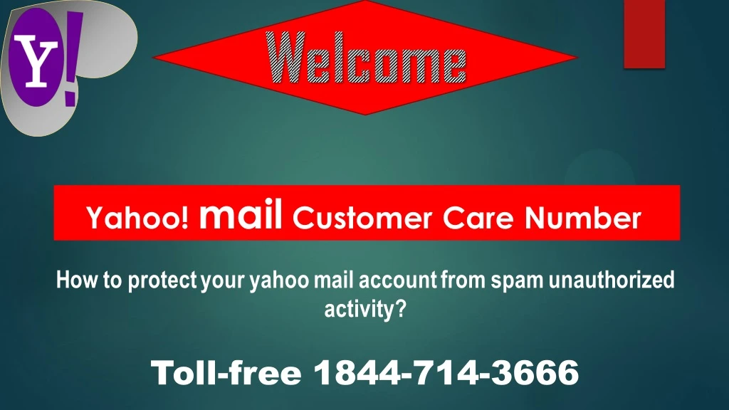 yahoo mail customer care number