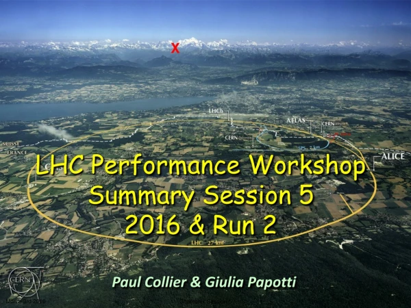 LHC Performance Workshop Summary Session 5 2016 &amp; Run 2