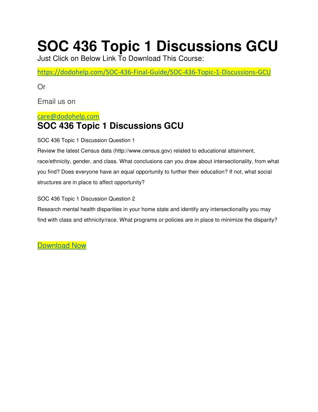 soc 436 topic 1 discussions gcu just click
