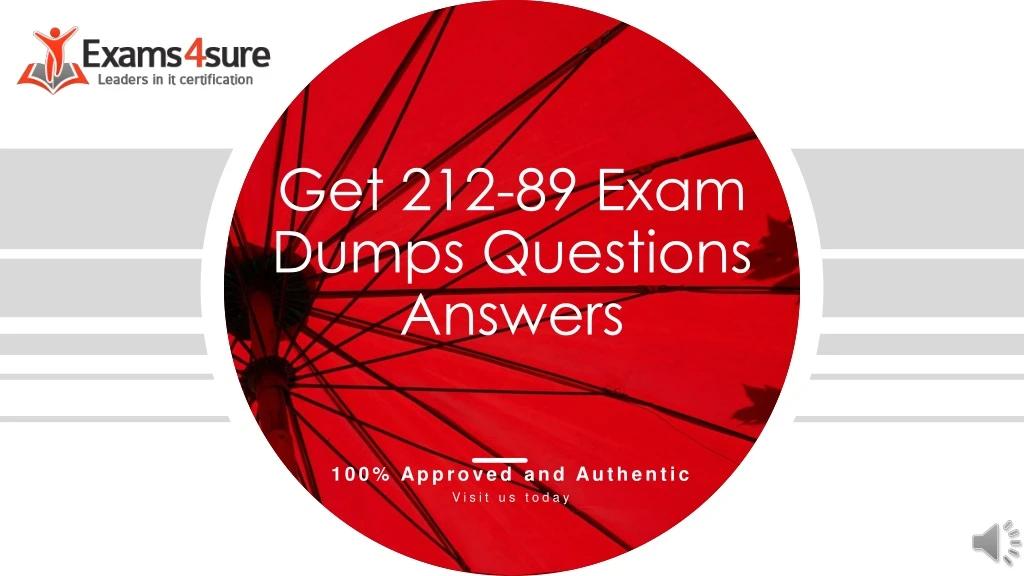 get 212 89 exam dumps questions answers