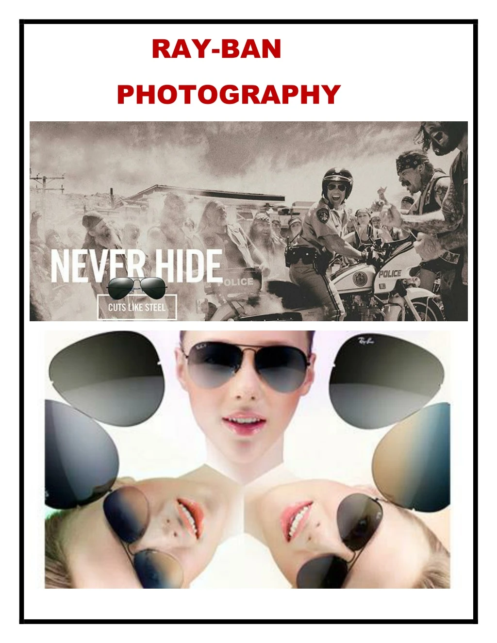 ray ban photography