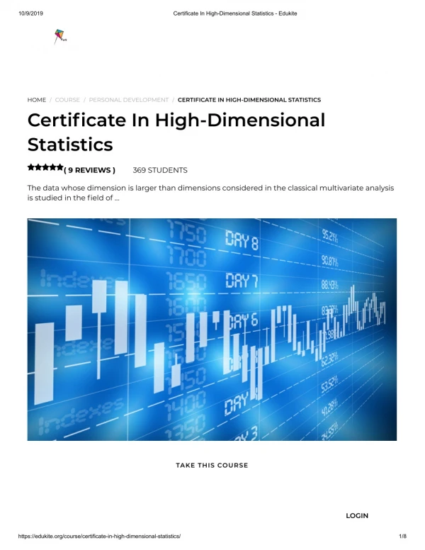https://www.edocr.com/v/0ba11o4g/edukite/Certificate-In-High-Dimensional-Statistics-Edukite