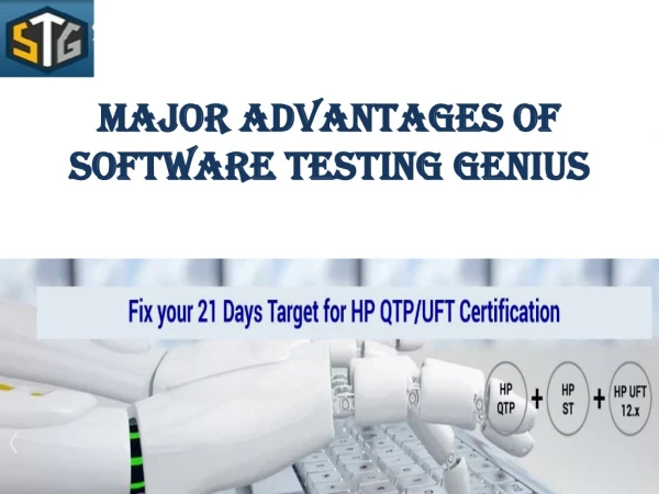 Major Advantages of Software Testing Genius