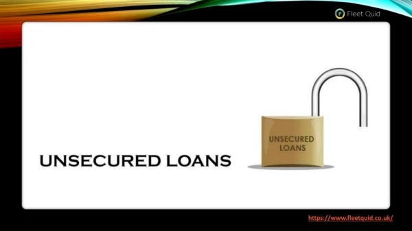 Prosses of Unsecured loans