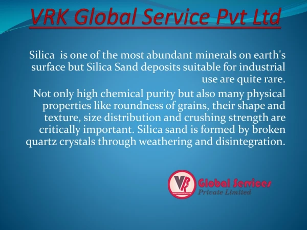 VRK GLOBAL SERVICES PVT LTD