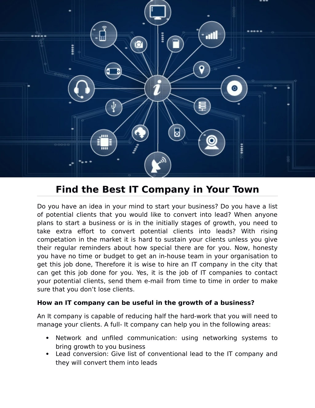 find the best it company in your town