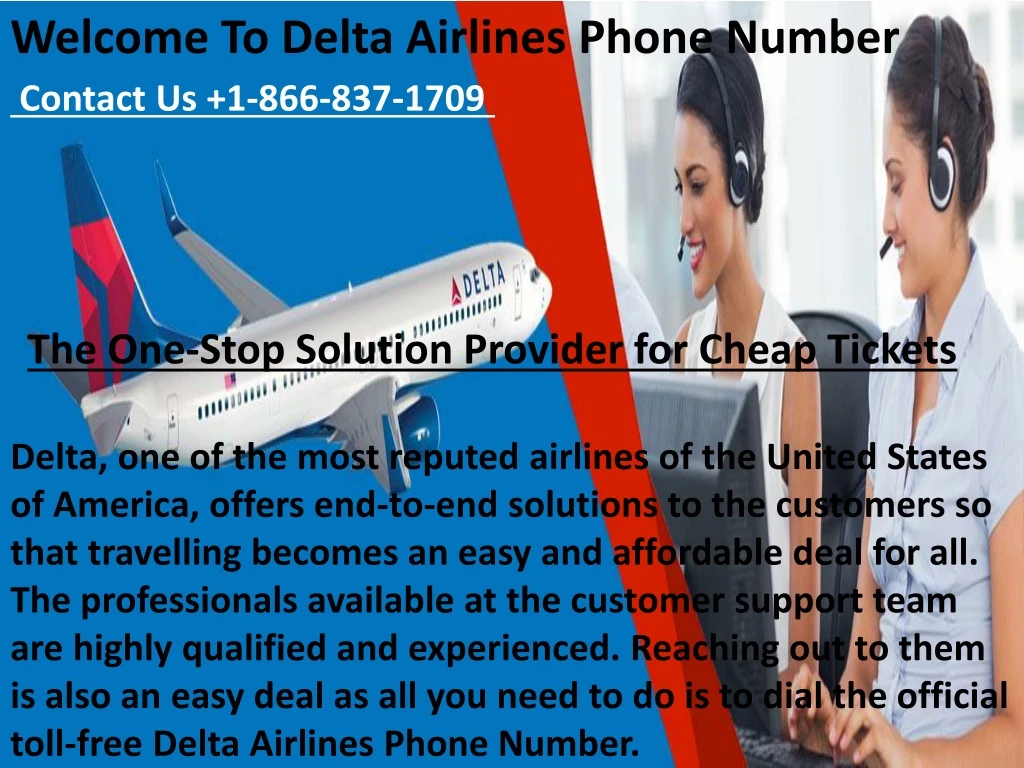 welcome to delta airlines phone number