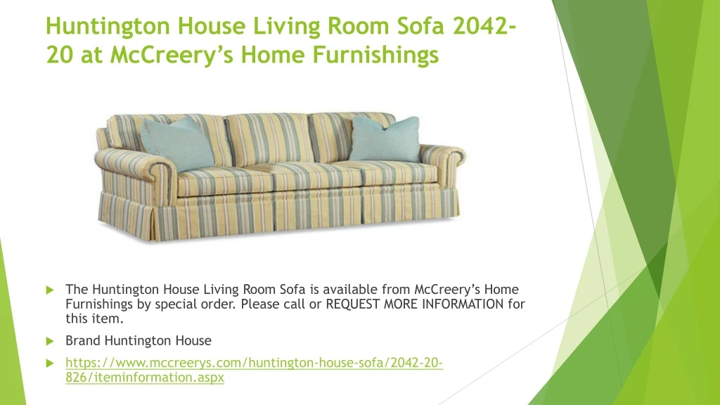 huntington house living room sofa 2042 20 at mccreery s home furnishings